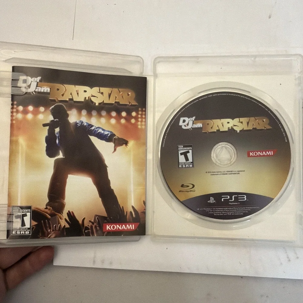 PS3 Sing Along/Karaoke/Dance Lot (5) Def Jam Rapstar The Beatles + Microphone